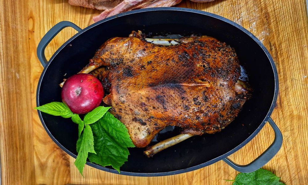 Tuszka gęsi ekologicznej