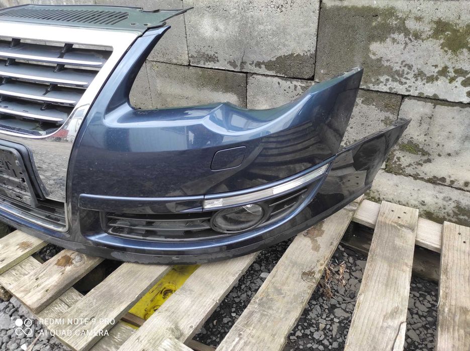 VW passat b6 LC5F zderzak przedni przód Xenon kpl