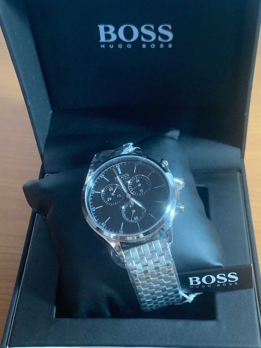 Relógio Hugo Boss Prateado & Preto