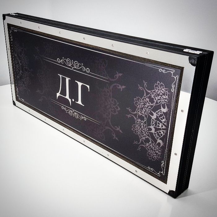 Нарды хай-тек из металла. Дизайн под заказ. Бренд Art-limit. Нарди