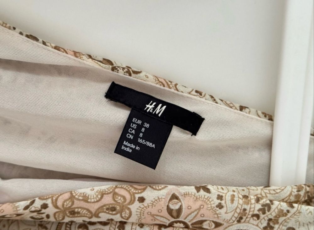 Sukienka maxi H&M letnia M długa