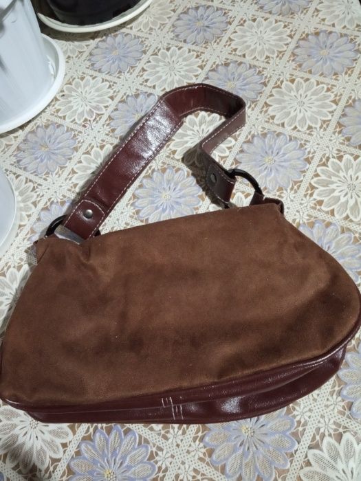 Замшевая сумочка сумка из искусственной замши