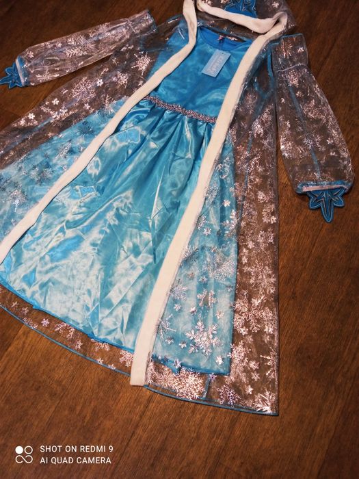 Платье, Принцесса Эльза,Анна,Рапунцель,Красная королева червей,7-10лет