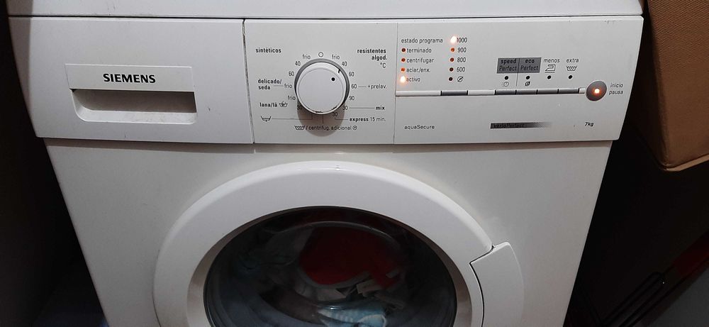 Maquina lavar roupa siemens 7kg
