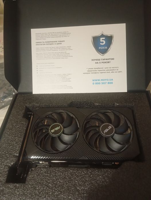 Відеокарта ASUS RTX 3060 Dual V2 12GB OC