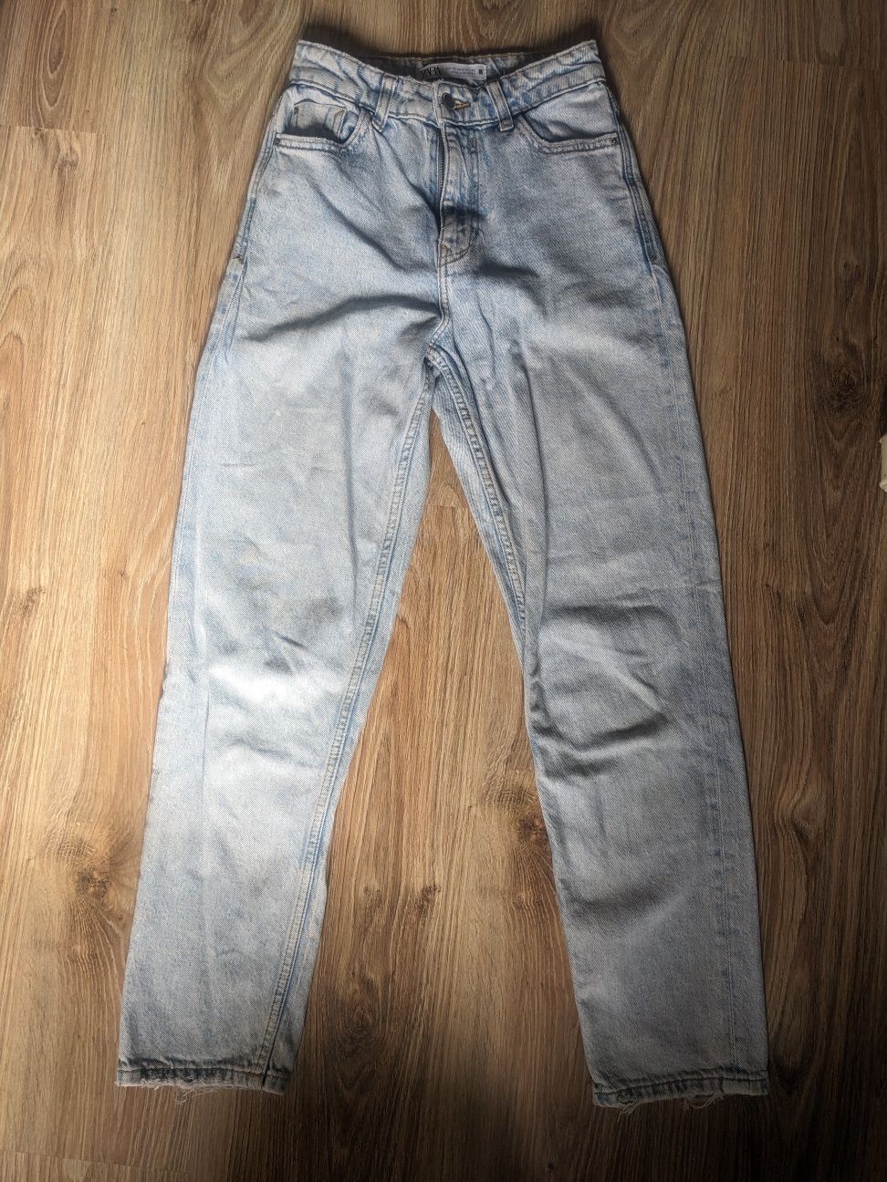 Spodnie mom jeans jeansowe wysoki stan vintage boyfriend