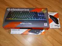 Klawiatura ,myszka i podkładka  steelseries