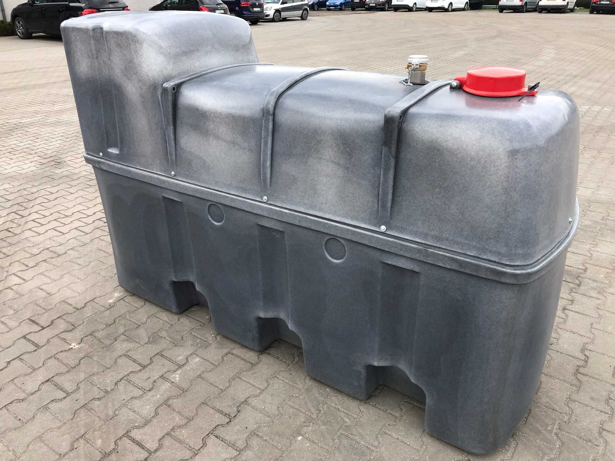 Zbiornik 1100 litrów na olej napędowy przepracowany dwupłaszcz DIESEL