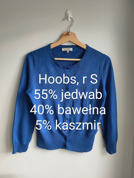 Hobbs sweterek zapinany S