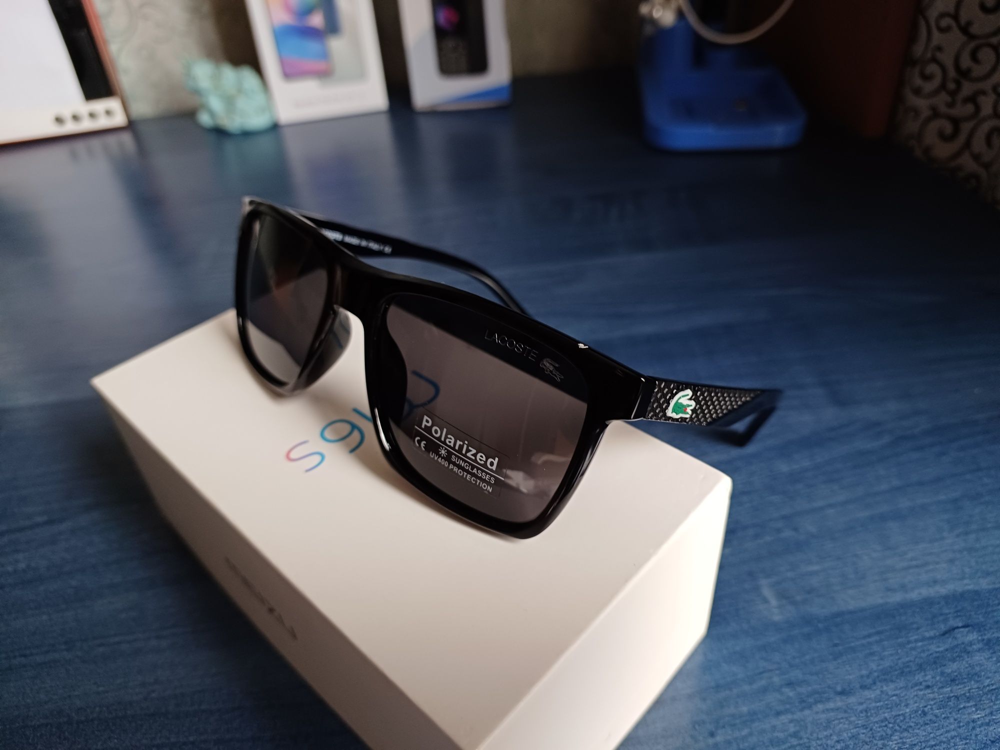 Очки,,Lacoste" для водителей солнцезащитные мужские с поляризацией