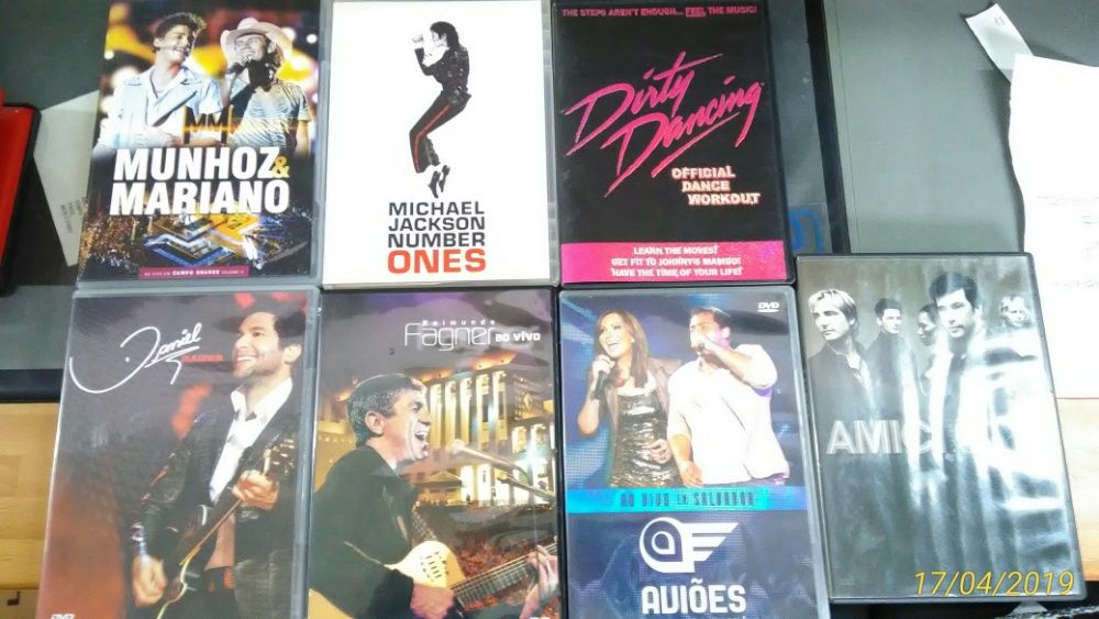 DVDs Musicais VENDIDOS EM SEPARADO Preços Variados - Entrega IMEDIATA