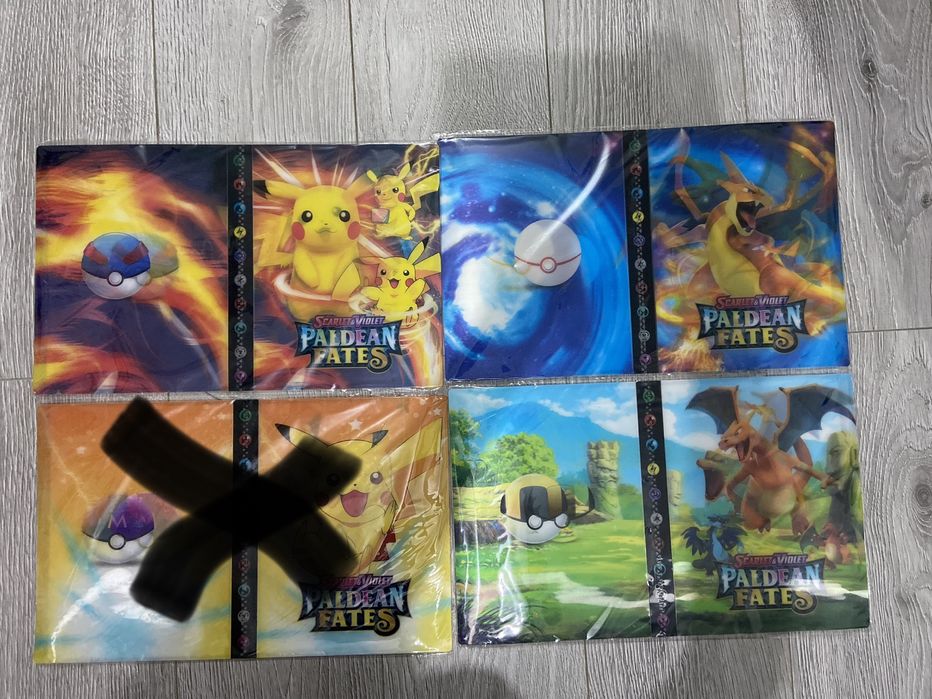 Zestaw kart Pokemon dla dzieci album plus 240 kart