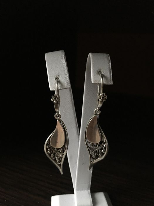 Серьги серебряные СССР