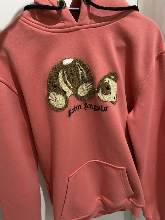 Ciepła Bluza z Misiem i napisem PALM ANGELS 164 cm