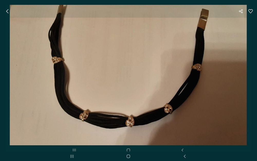 Колье,бусы, чокер, кулон, винтаж,Чехия.