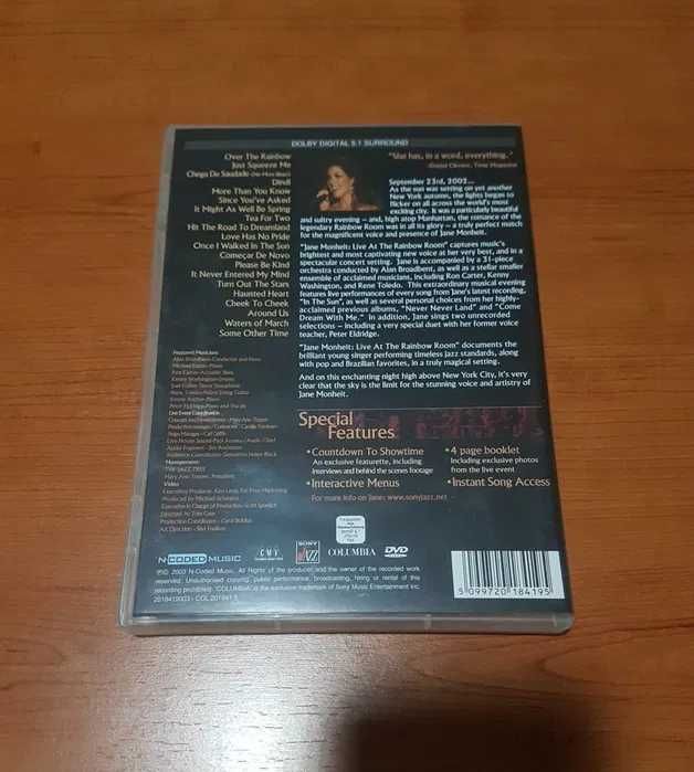 DVD JANE MONHEIT - Live at the Rainbow Room