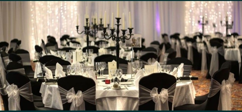 Pokrowce na krzesła wypożyczalnia uniwersalny rozmiar 3 zł sztuka