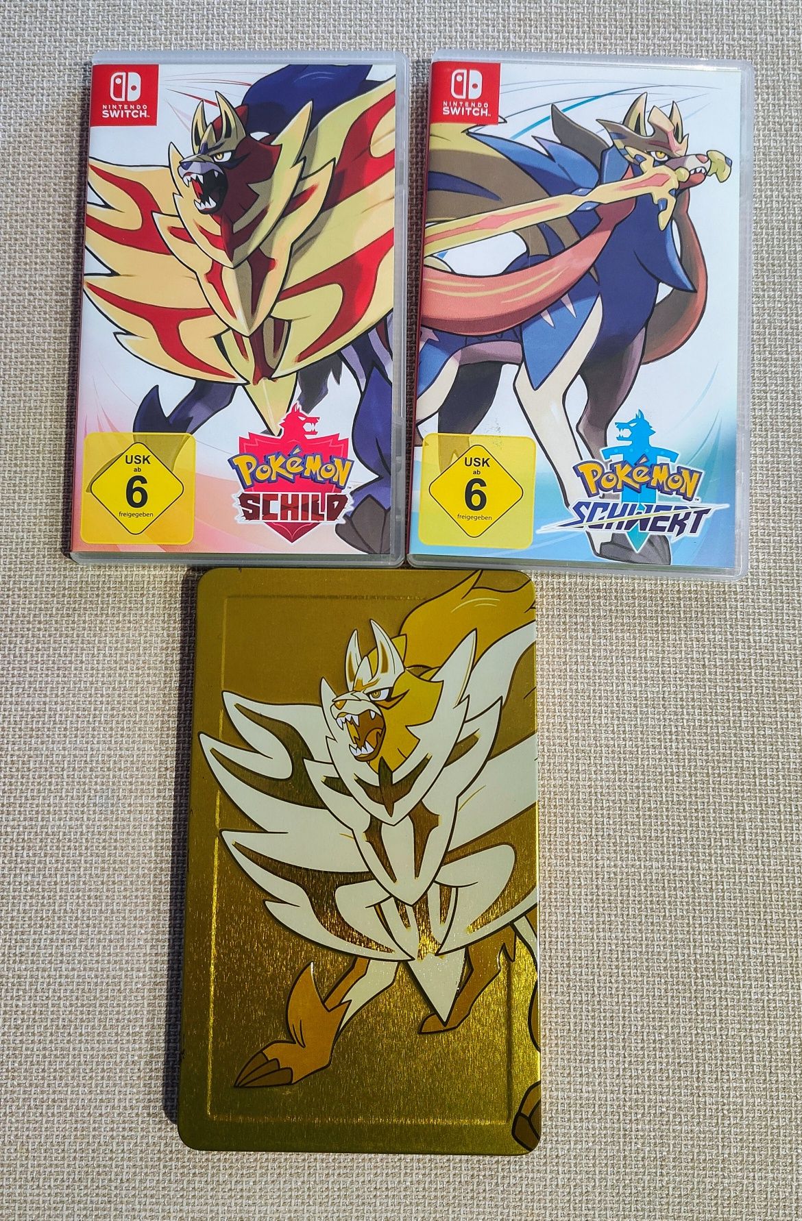 Pokémon Sword and Shield Dual Pack com Steelbook