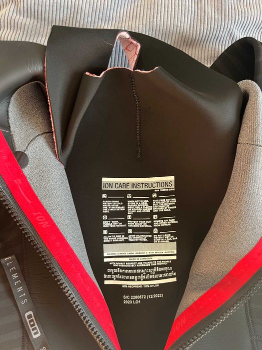 Nowa pianka męska ION Seek Core 4/3 Back Zip - black - 27/XLS