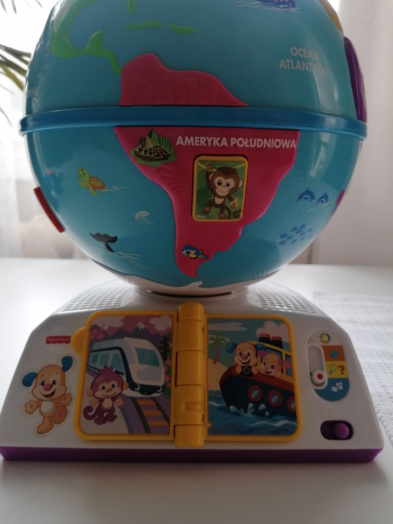 Edukacyjny Globus odkrywcy Fisher Price