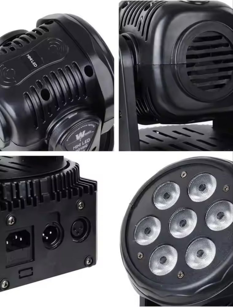 Vendo 4 moving head wash, mesa dmx e um kit de 5 cabos de 3 metros