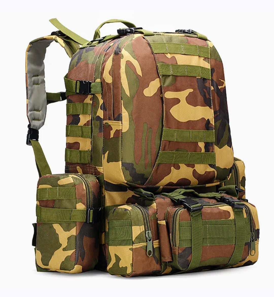 Plecak wojskowy trekkingowy survival 55l. + 3 szaszetki