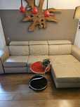 Sofa włoskiej firmy Natuzzi z funkcją relax