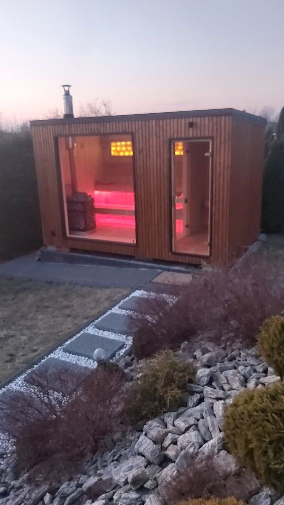 Sauna ogrodowa zewnętrzna Haryzma