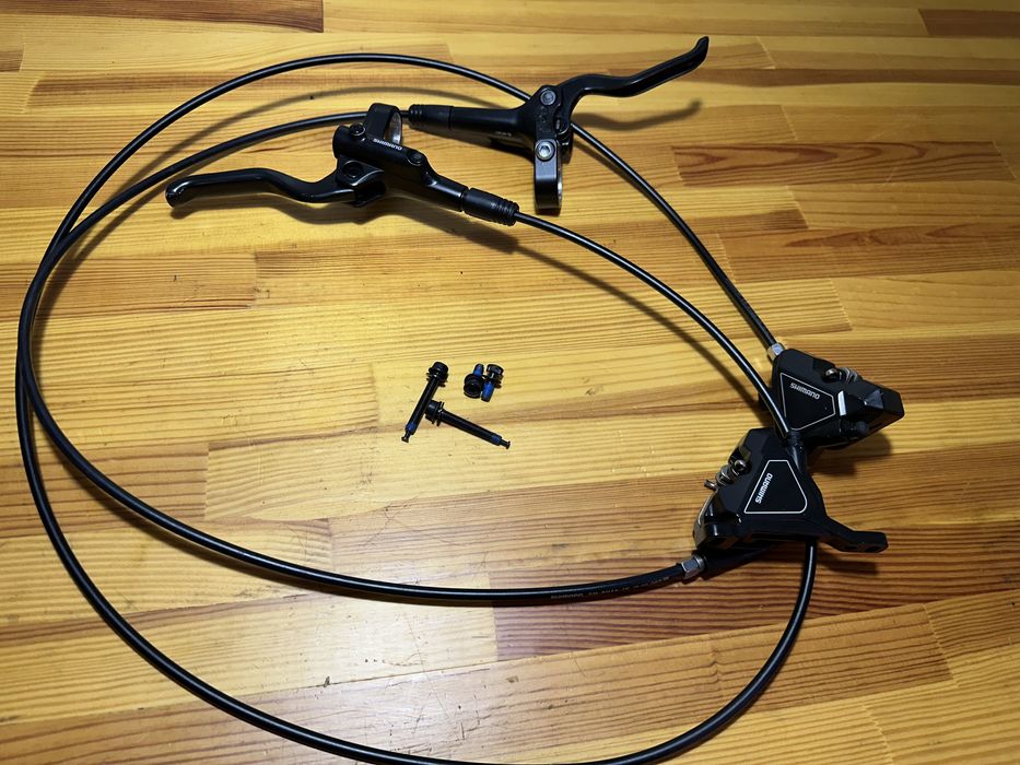 Тормоза Shimano BR-UR300,ручки Shimano BL-MT201 передние,задние