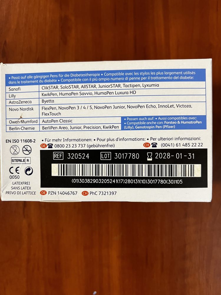 Голки Ultra-Fine™ 0,25mm (31G) x 8mm
