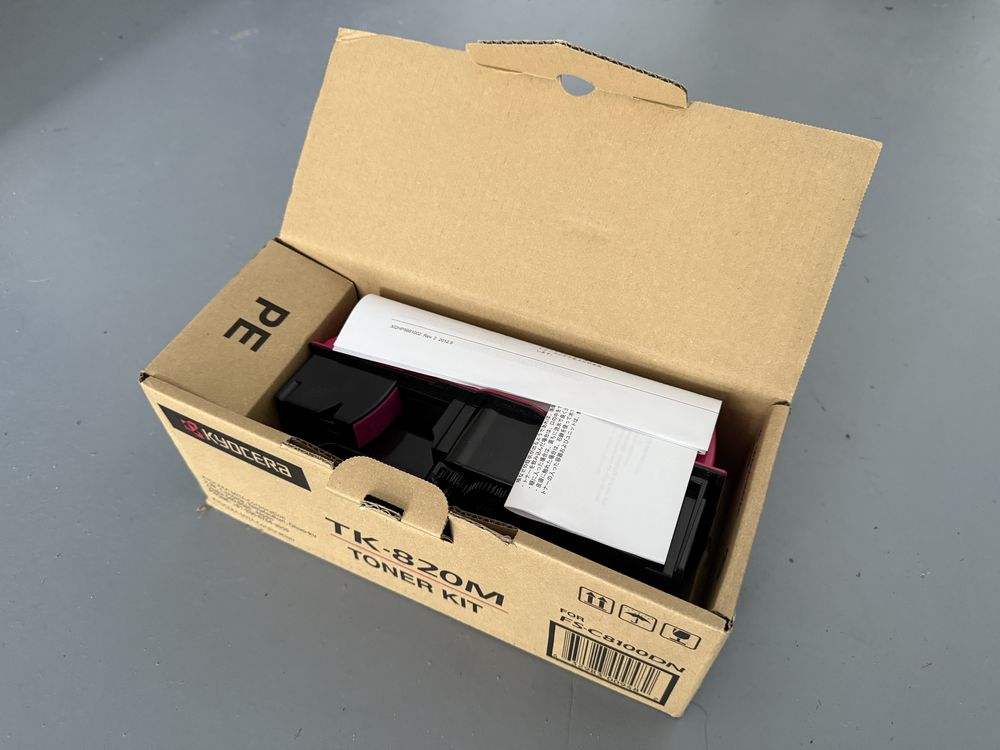 Toner Kyocera TK-820M Magenta – oryginał, nowy – FS-C8100DN