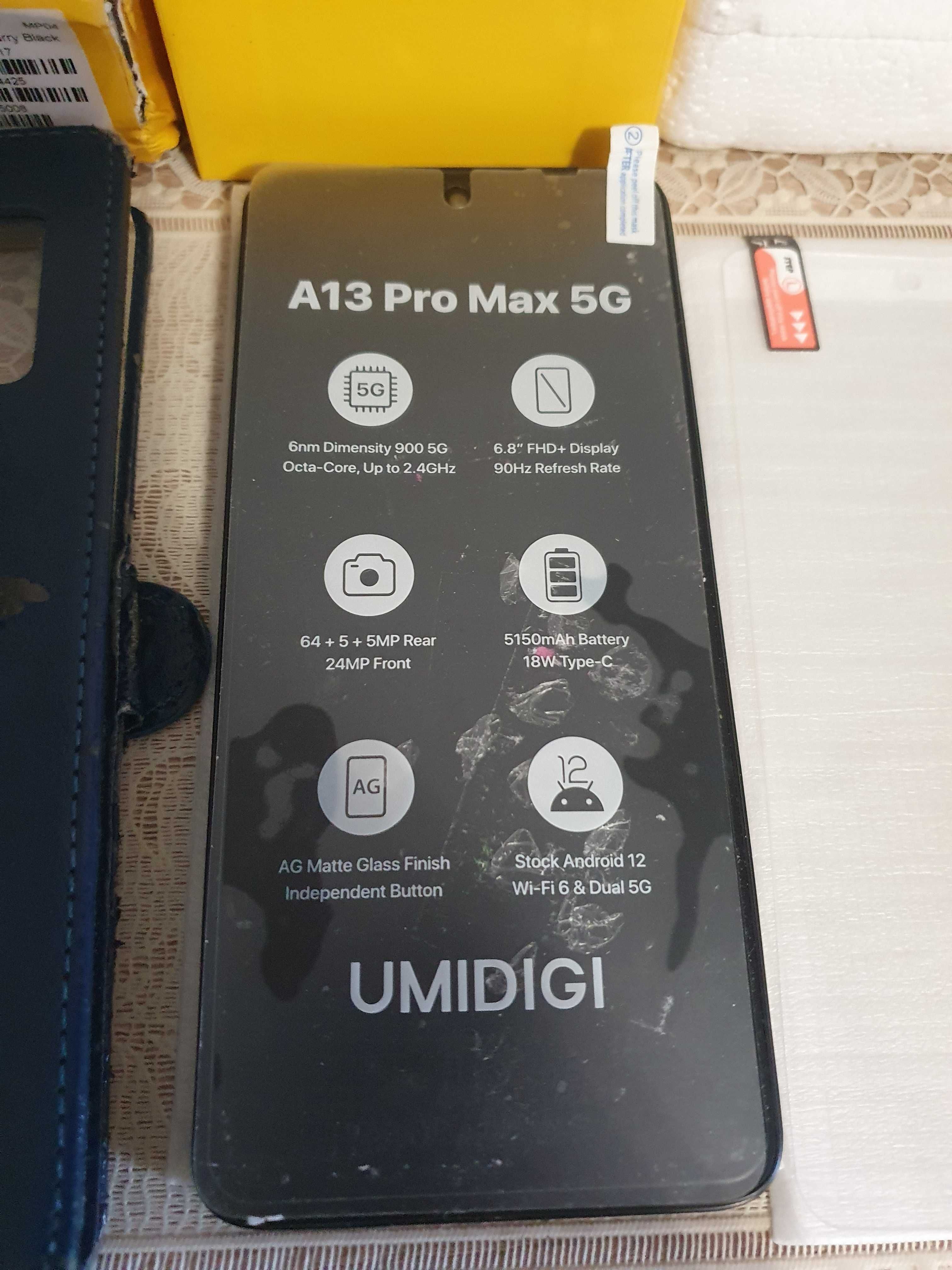 UMIDIGI A13 Pro Max 5G 12Gb ram/256 gb jak nowy genialna specyfikacja