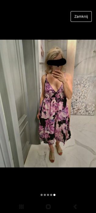 Sukienka na ramiaczkach