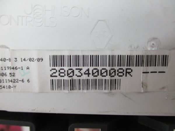 Display / ecrã de informações RENAULT Megane III (BZ0_)