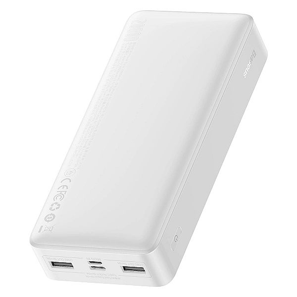 Baseus Bipow powerbank z szybkim ładowaniem 20000mAh 15W biały (Overse