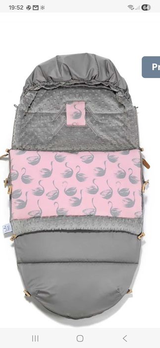 Śpiworek Lela Blanc dziecięcy do wózka jak nowy