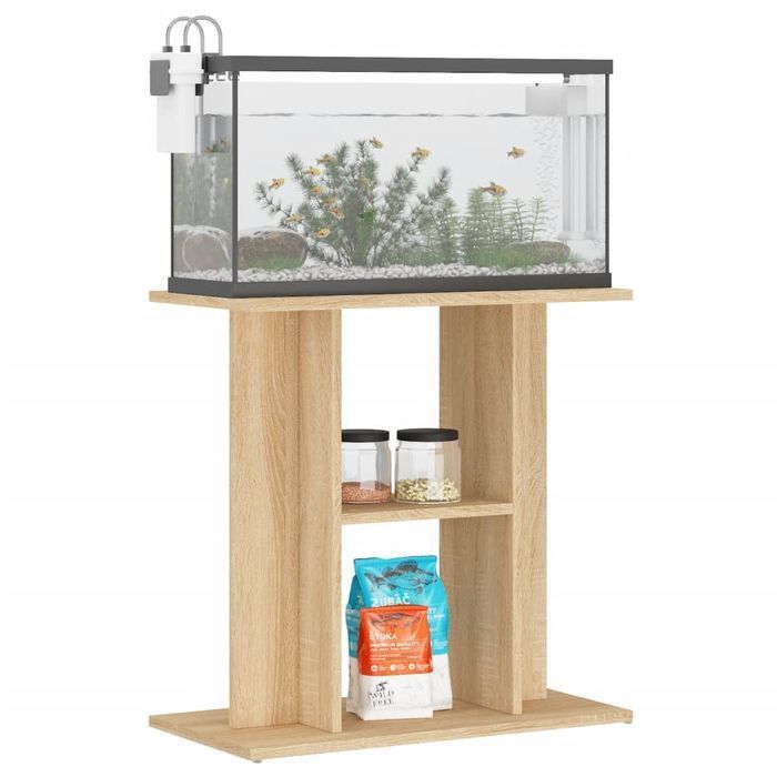 Szafka Pod Akwarium Vidaxl Dąb Sonoma 60x30x60 cm