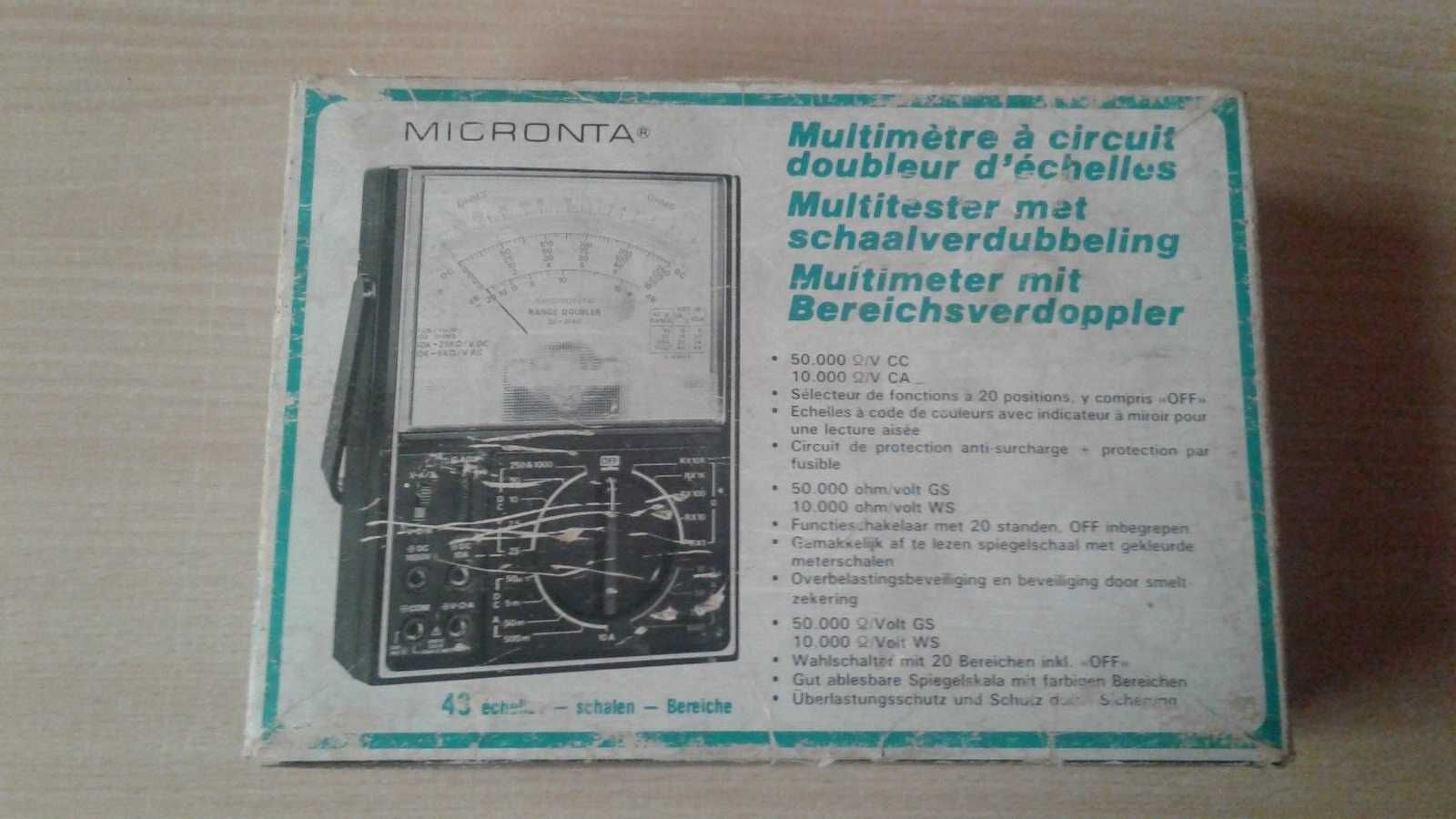 Multimetr miernik analogowy Micronta - super stan