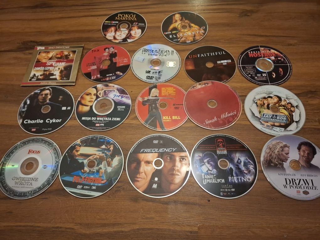 Płyty DVD filmy vcd 77 sztuk zestaw