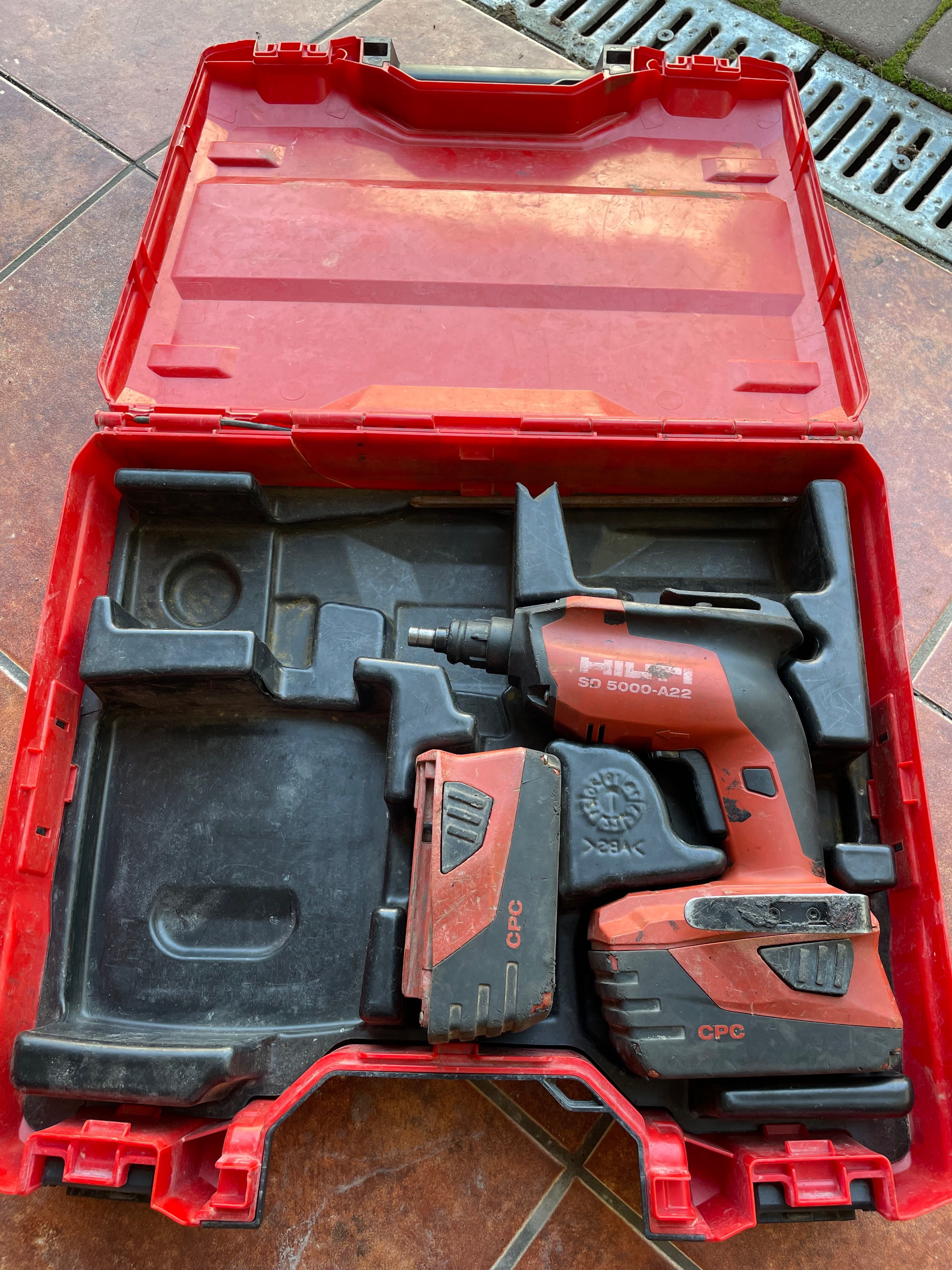 Hilti sd 5000 a22 akumulatorowa wkrętarka do regibsu