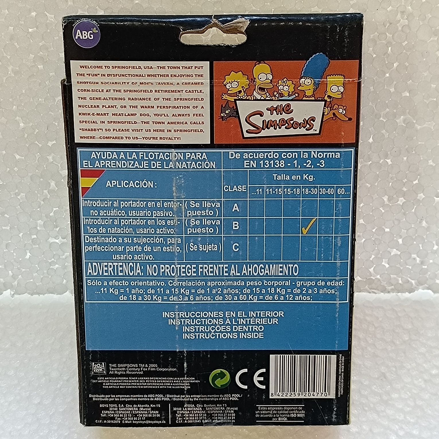 Bóia The Simpsons 60 cm 2005 Vintage Modelo Vermelho Lisa Stock Antigo