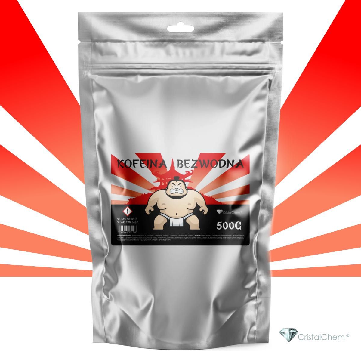 Kofeina Bezwodna 500g # GUANG # Najwyższa Jakość # Pure 100% #