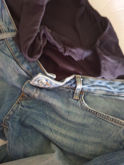 Spodnie jeansowe ciążowe