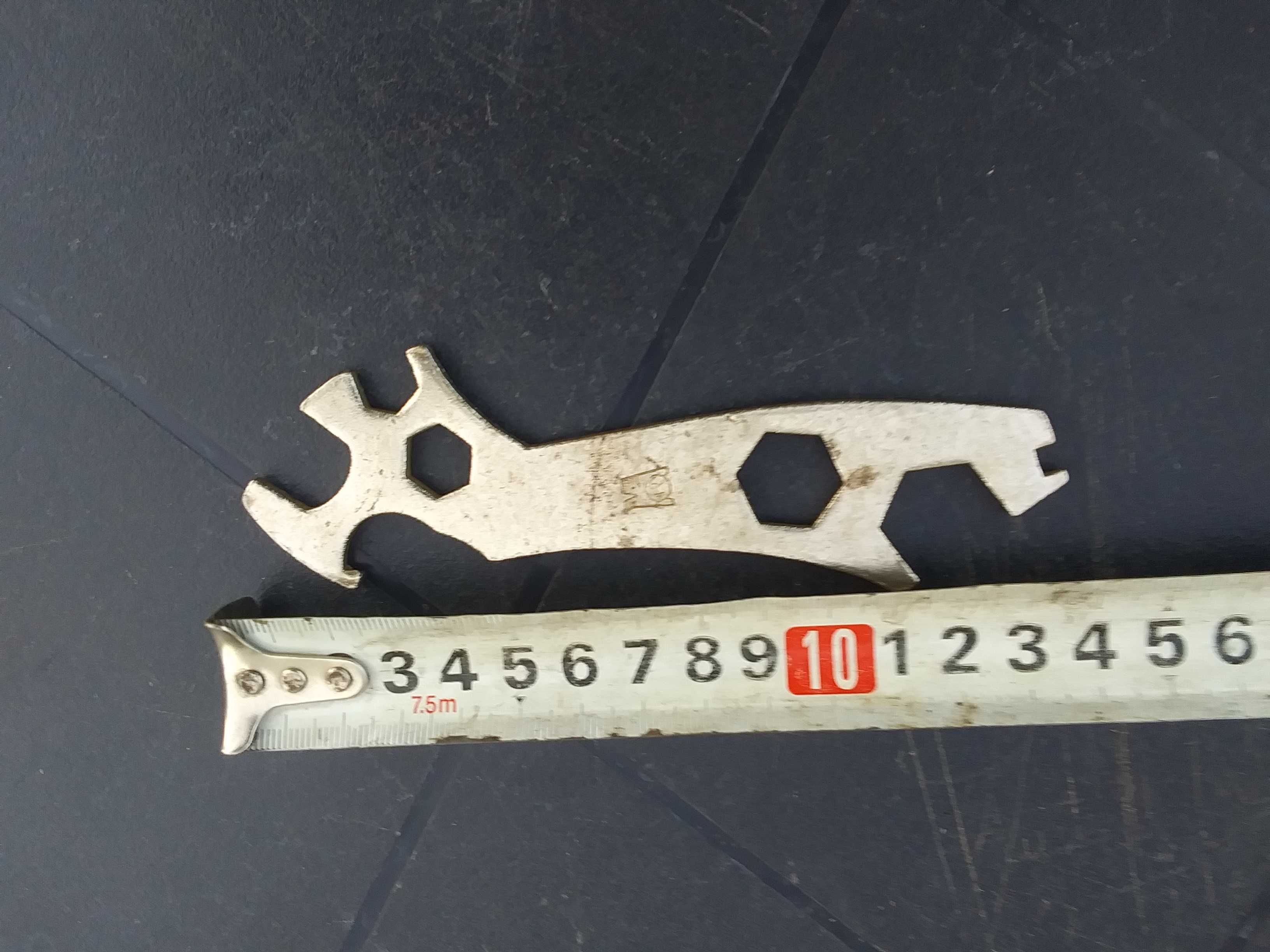 Stary klucz rowerowy do roweru motoru Romet z PRL 4 10 11 mm 14 15 17