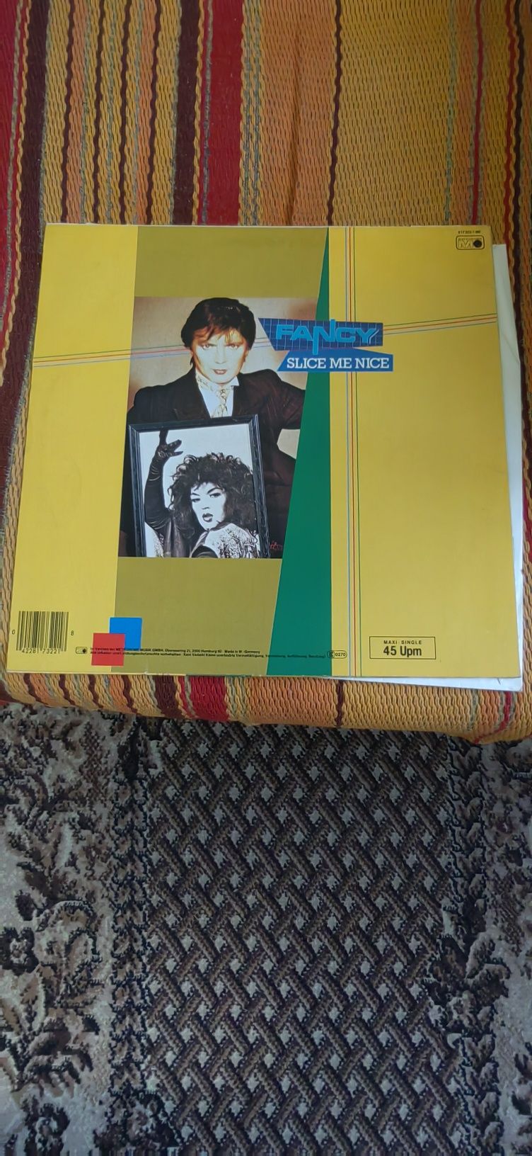Fancy-Slice Me Nice/Come Inside, 12"Maxi singiel winylowy