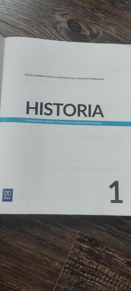 Podręcznik historia 1 liceum i technikum zakres podstawowy