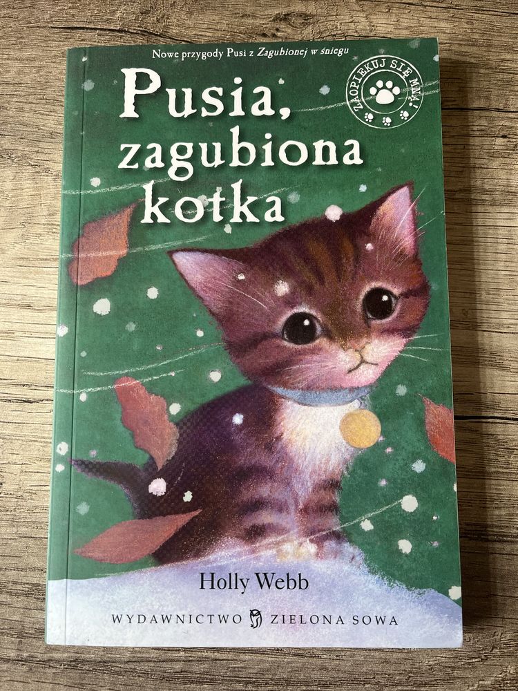 książka: Pusia, zagubiona kotka (Holly Webb)