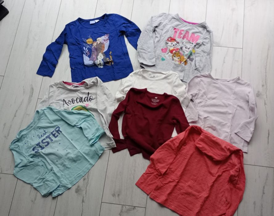 Paka 70 sztuk rozmiar 98/104 dla dziewczynki