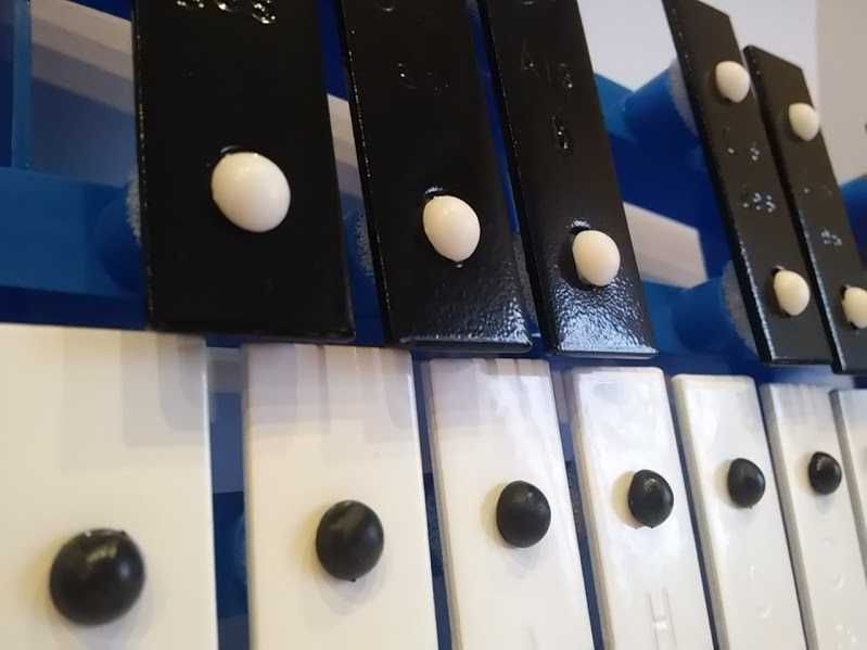 Dzwonki chromatyczne 27 tonowe polskie cymbałki dwurzędowe M05