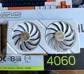 Майже Нова Відеокарта ASUS GeForce RTX 4060 Dual EVO White OC Edition